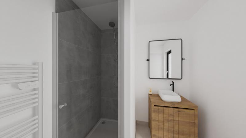 Vue interieure 2 salles de bains maison individuelle a etage R+1 - FAMILY HOME 146 - Groupe BDL
