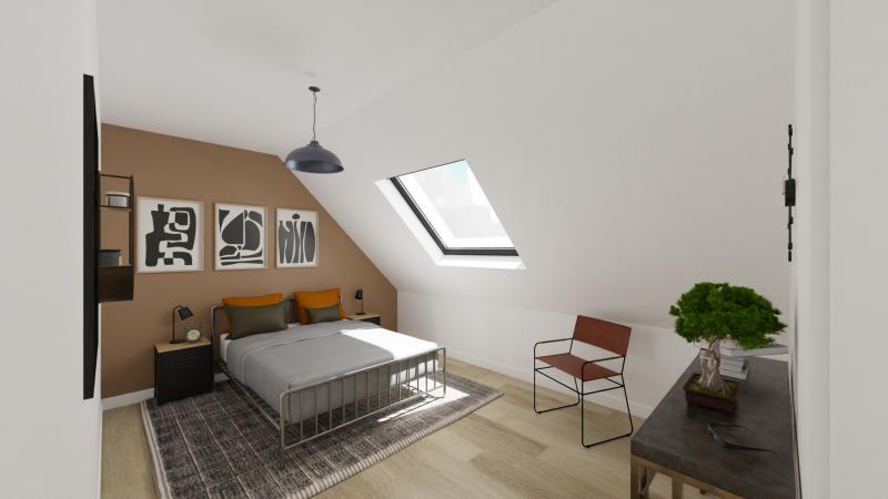 Vue intérieure 3 chambres maison individuelle a etage FAMILY HOME 153 Groupe BDL