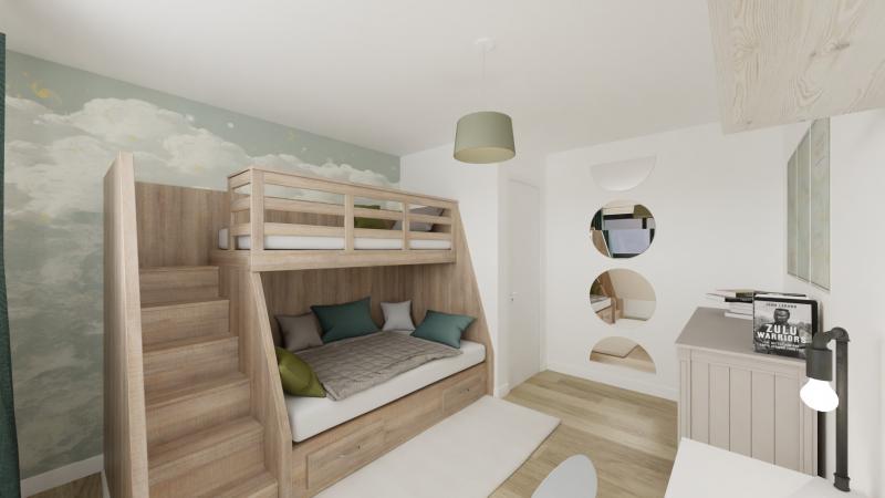 Vue interieure 3 chambres  maison individuelle a etage R+1 - FAMILY HOME 148 - Groupe BDL