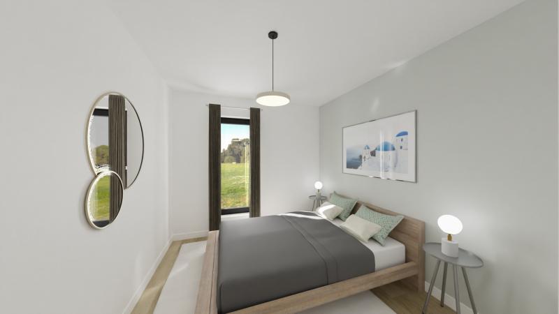 Vue interieure 3 chambres  maison individuelle de plain pied FAMILY HOME 136 Groupe BDL