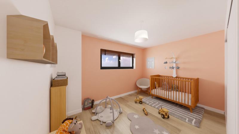 Vue interieure 4 chambres maison individuelle a etage R+1 - FAMILY HOME 144 - Groupe BDL