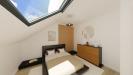 Vue intérieure chambre 1 maison individuelle contemporaine à étage combles _ 3 chambres avec garage - FH154