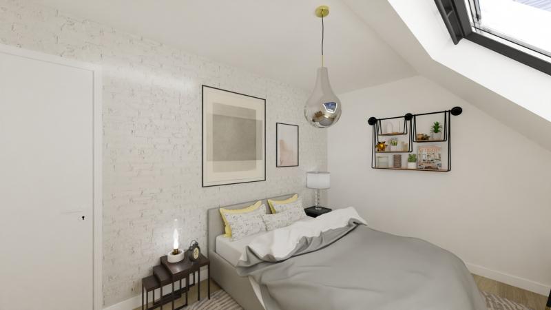 Vue interieure chambre maison individuelle a etage FAMILY HOME 153 Groupe BDL