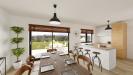 Vue interieure cuisine  maison individuelle de plain pied FAMILY HOME 134 Groupe BDL