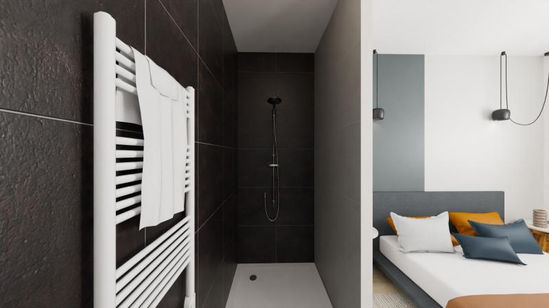 Vue interieuresalle de bains 2maison individuelle a etage R+1 - FAMILY HOME 144 - Groupe BDL