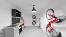 VUE INTERIEURE GARAGE  maison individuelle 3 chambres  FH152 Groupe BDL