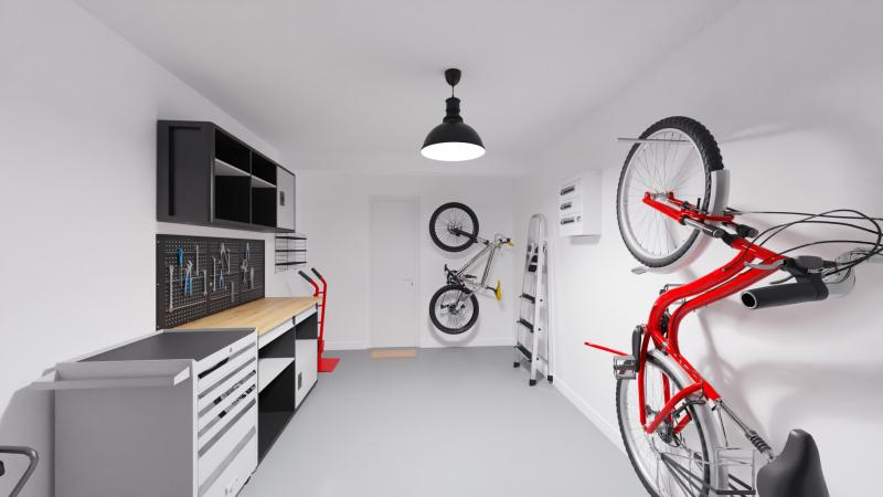 VUE INTERIEURE GARAGE  maison individuelle 3 chambres  FH152 Groupe BDL
