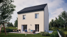 Facade arriere maison individuele a etage R+1 investissement locatif - Modèle INYA Groupe BDL