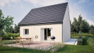 Facade arriere maison individuelle a etage Investissment locatif normes PMR - Modèle LOYA Groupe BDL