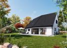 Facade arriere vue jardin  maison individuelle a etage FAMILY HOME 157 Groupe BDL