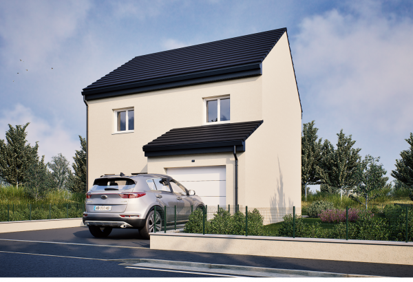 Plan maison 4 chambres Lesmaisons.com Inya