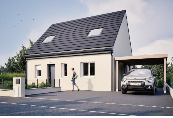 Plan maison 3 chambres Lesmaisons.com Loya