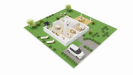 Vue interieure 3D maison individuelle de plain pied - FAMILY HOME 96 Groupe BDL