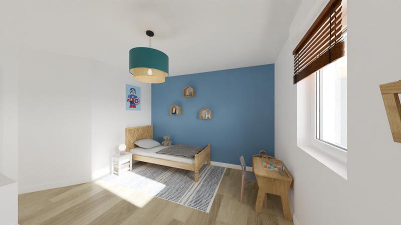 Vue interieure chambre 2 maison individuelle a etage R+1 - FH 31 Groupe BDL