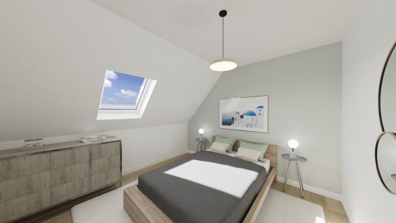 Vue interieure chambre 4  maison individuelle a etage FH 46B Groupe BDL