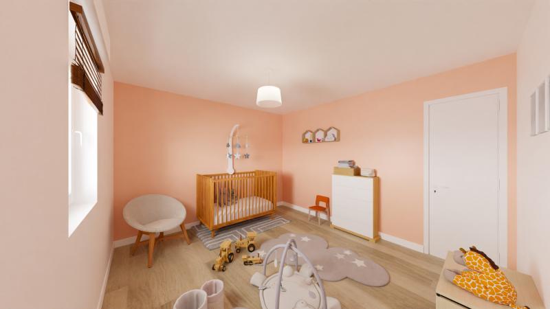 Vue interieure chambre 4 maison individuelle a etage R+1 - FH 31 Groupe BDL
