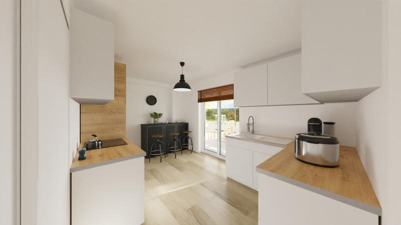 Vue interieure cuisine   maison individuelle a etage R+1 - FH 31 Groupe BDL