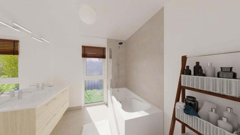 Vue interieure salle de bains