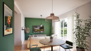 Vue interieure sejour maison individuelle a etage Investissment locatif normes PMR - Modèle LOYA Groupe BDL