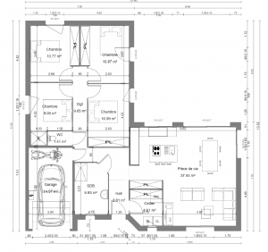 Construction de maison à Sequehart