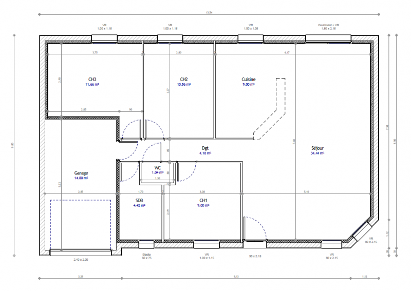 Construction d'une maison Grugies (02680) 201 907 €