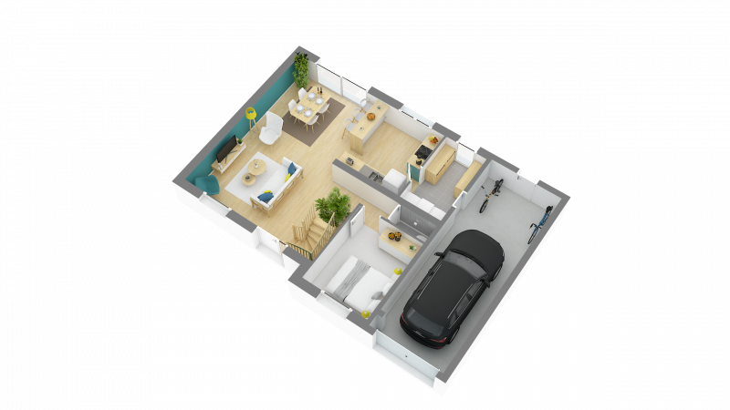 Construction d'une maison Fresnoy-la-Rivière (60127) 231 400 €