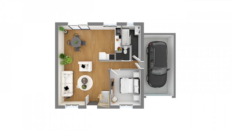 Construction d'une maison Corbeil-Cerf (60110) 235 000 €