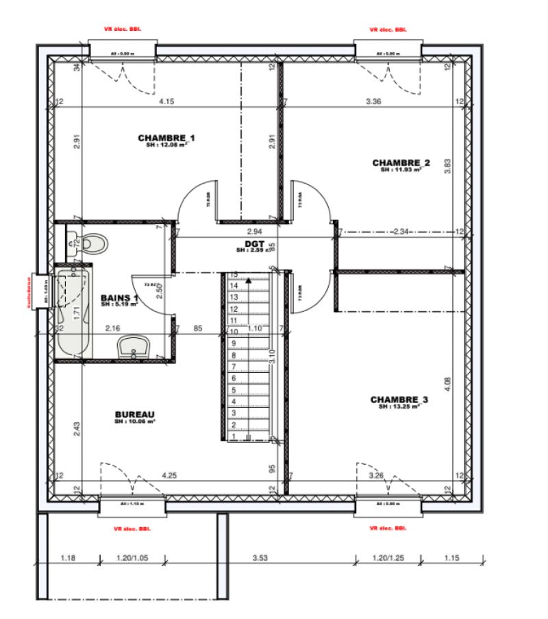 Construction d'une maison Nanteuil-lès-Meaux (77100) 339 657 €