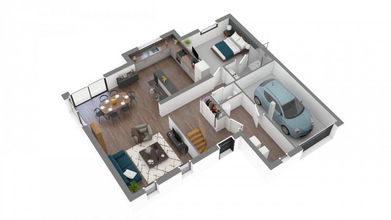 Construction d'une maison Remy (60190) 275 500 €