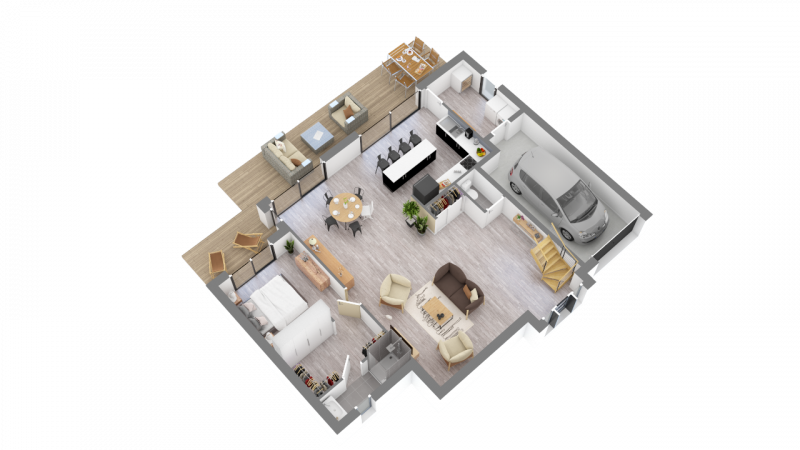 Construction d'une maison Saint-Laurent-de-Brèvedent (76700) 360 000 €