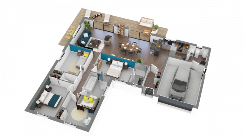 Construction d'une maison Bourgtheroulde-Infreville (27520) 261 000 €