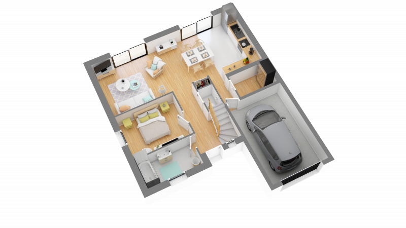 Construction d'une maison Mernel (35330) 208 100 €
