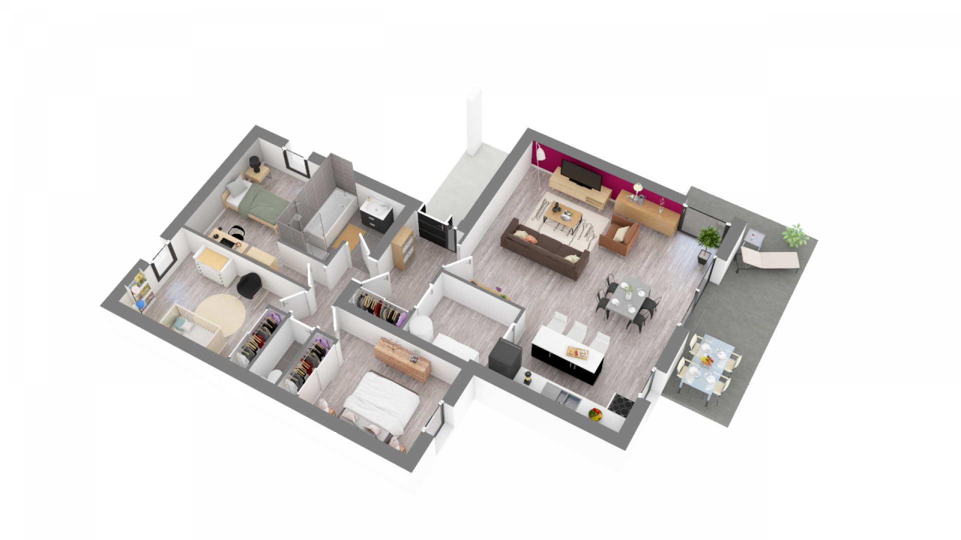 Construction d'une maison Rennes (35000) 256 296 €