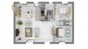 Maison neuve à vendre à Maison neuve à vendre La Couyère (35320) 168 304 €