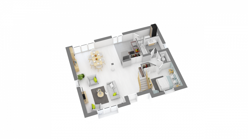 Construction d'une maison Saint-Symphorien (27500) 265 500 €