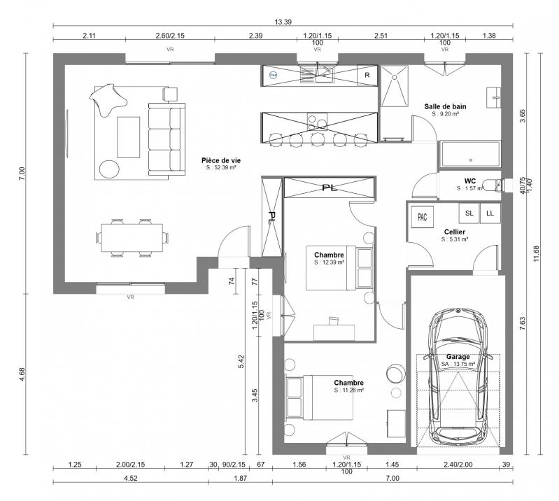 Construction d'une maison Gauchy (02430) 210 000 €