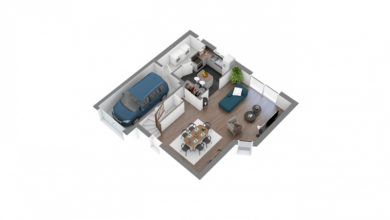 Construction d'une maison Rosel (14740) 273 500 &euro;