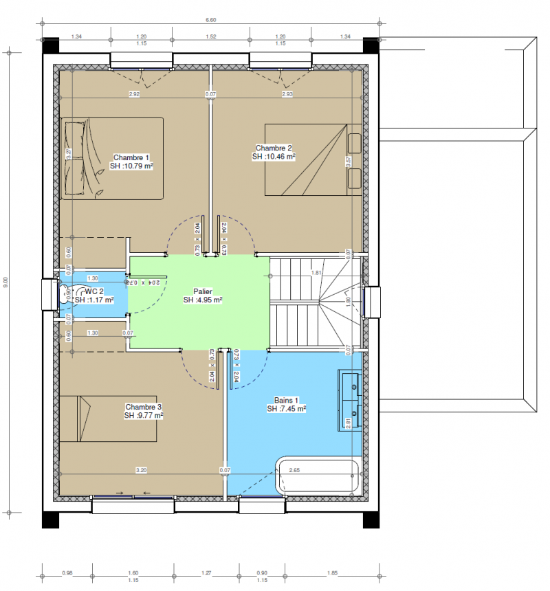 Construction d'une maison Amiens (80000) 397 690 &euro;