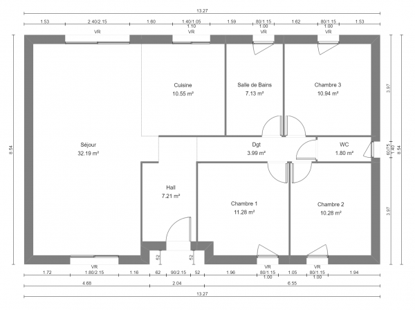 Construction d'une maison Chauny (02300) 168 899 &euro;