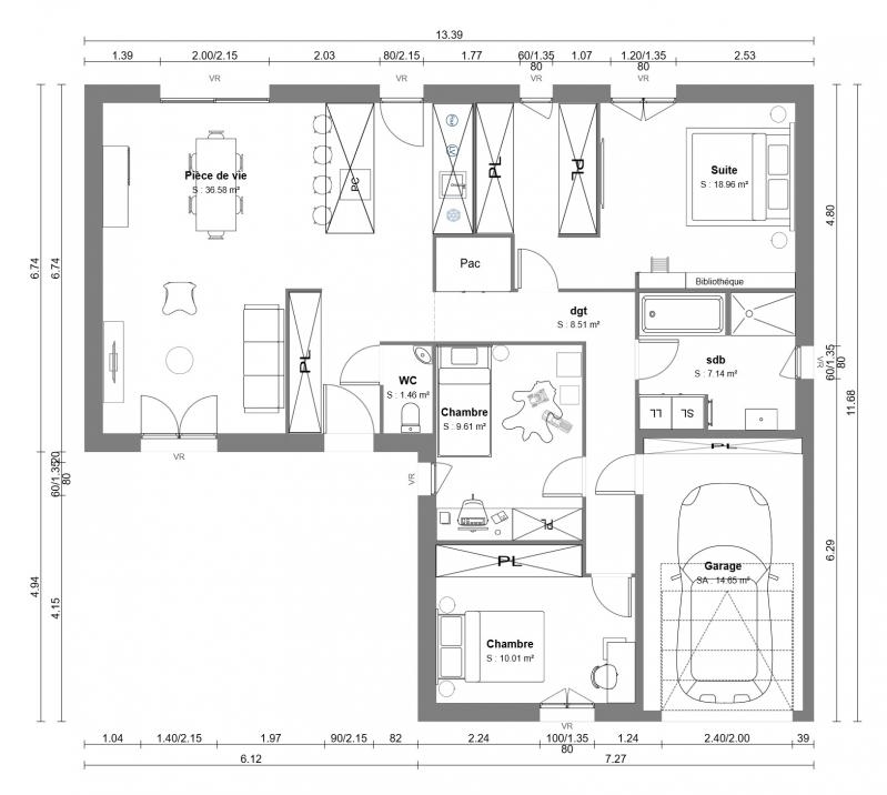 Construction d'une maison Chauny (02300) 190 896 &euro;