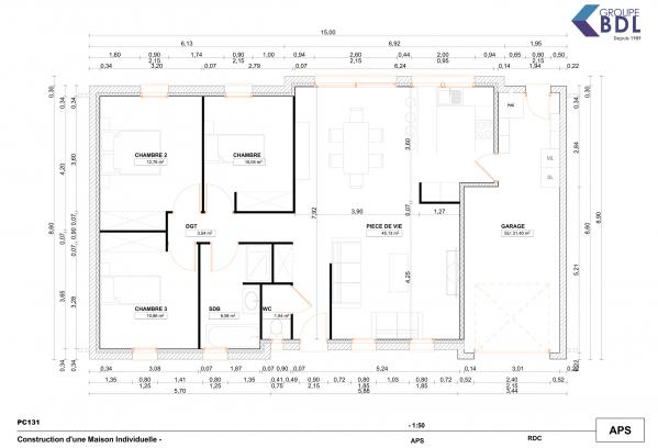 Construction d'une maison Gauchy (02430) 202 429 &euro;