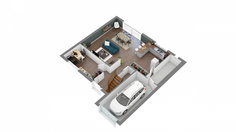 Construction d'une maison Trois-Pierres (76430) 215 000 &euro;