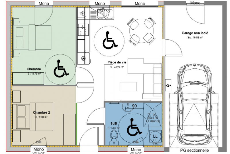 Construction d'une maison Homblières (02720) 153 709 &euro;