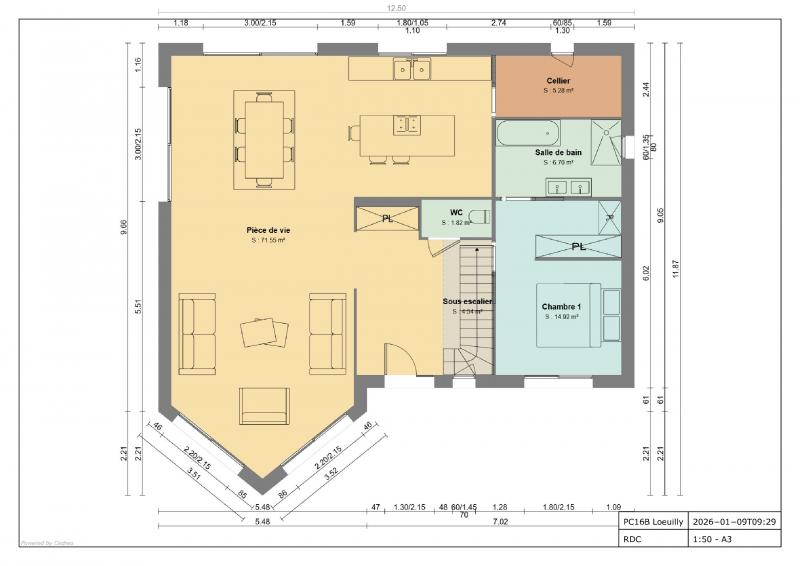 Construction d'une maison Loeuilly (80160) 462 500 &euro;