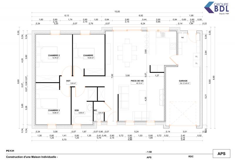 Construction d'une maison Gauchy (02430) 202 429 &euro;