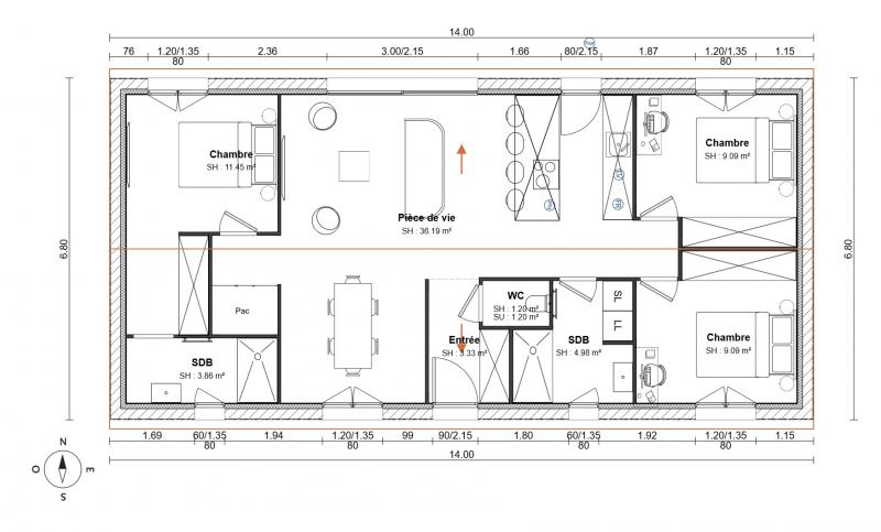 Construction d'une maison Saint-Gobain (02410) 172 340 &euro;