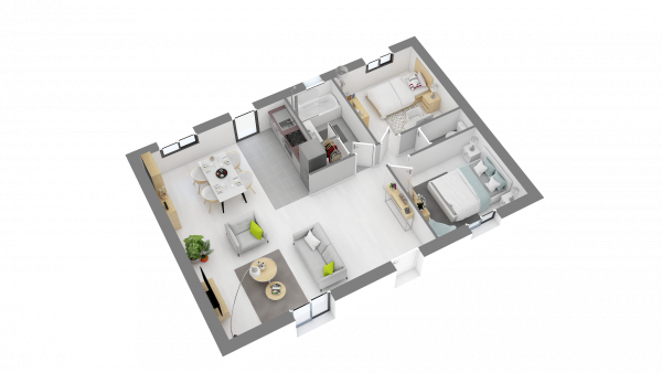 Construction d'une maison Oroër (60510) 170 299 &euro;
