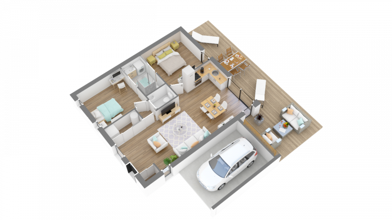 Construction d'une maison Amiens (80000) 298 000 &euro;