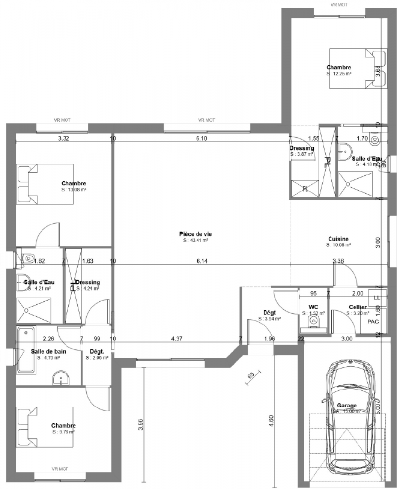 Construction d'une maison Chauny (02300) 274 319 &euro;