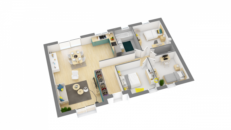 Construction d'une maison Tourville-sur-Arques (76550) 220 000 &euro;